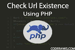 Check url existance in php